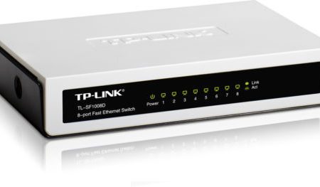 The TP Link Fast Ethernet Switch is designed for SOHO (Small Office/Home Office) or workgroup users. All 8 ports automatically configure themselves so there is no need to worry about the cable type, simply plug and play. Also with the innovative energy-efficient technology, the TP Link 8 Port Switch can save up to 70% on power consumption, making it an eco-friendly solution for your business network.