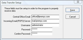 CentralPoint Headquarters Data Transfer Setup