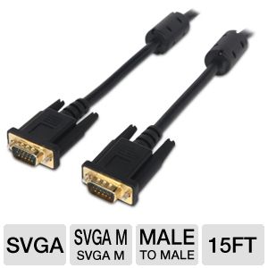This VGA Cable connects from a Kitchen Video Splitter to your Kitchen Video Monitor.