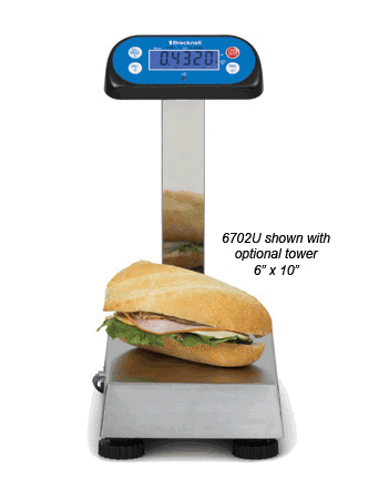 The Avery Berkel / Weigh-Tronix NCI 6702U is a high quality POS scale that easily integrates with the Point of Scucess POS System. Designed for use in Yogurt Shops, Sandwich shops, Cafeterias, Candy shops, hardware stores and other retail applications, the 6702U displays weight in pounds. The 6702U features an external magnetic mounted display and has an optional remote scale display that is available by following the links under "Optional Additions to POS Scale". This scale is certified to work with Point of Success Version 3 and above, Premium and Standard versions.