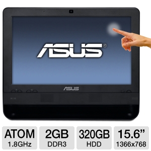 The ASUS All-in-One PC’s small footprint, 15.6" screen and standard ASUS certified wall-mounting screws (requires mounting bracket) make it the ideal fit in any environment.