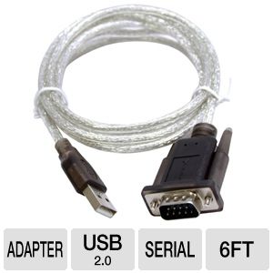 6 Foot USB to Serial Adapter Cable If your POS Termianl does not have a Serial port or an available Serial port you will need to purchase this USB to Serial Adapter Cable, to hook the Scale up to your POS terminal.